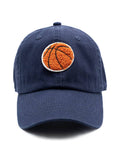 Basketball Patch Baseball Hat: Hunter Green / Toddler (1Y-4Y)