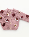 Pansy Cardigan Rosy for Baby & Toddler