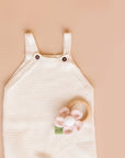 Teether Flower Pink Cotton Crochet Rattle Baby Toy Spring : In Stock