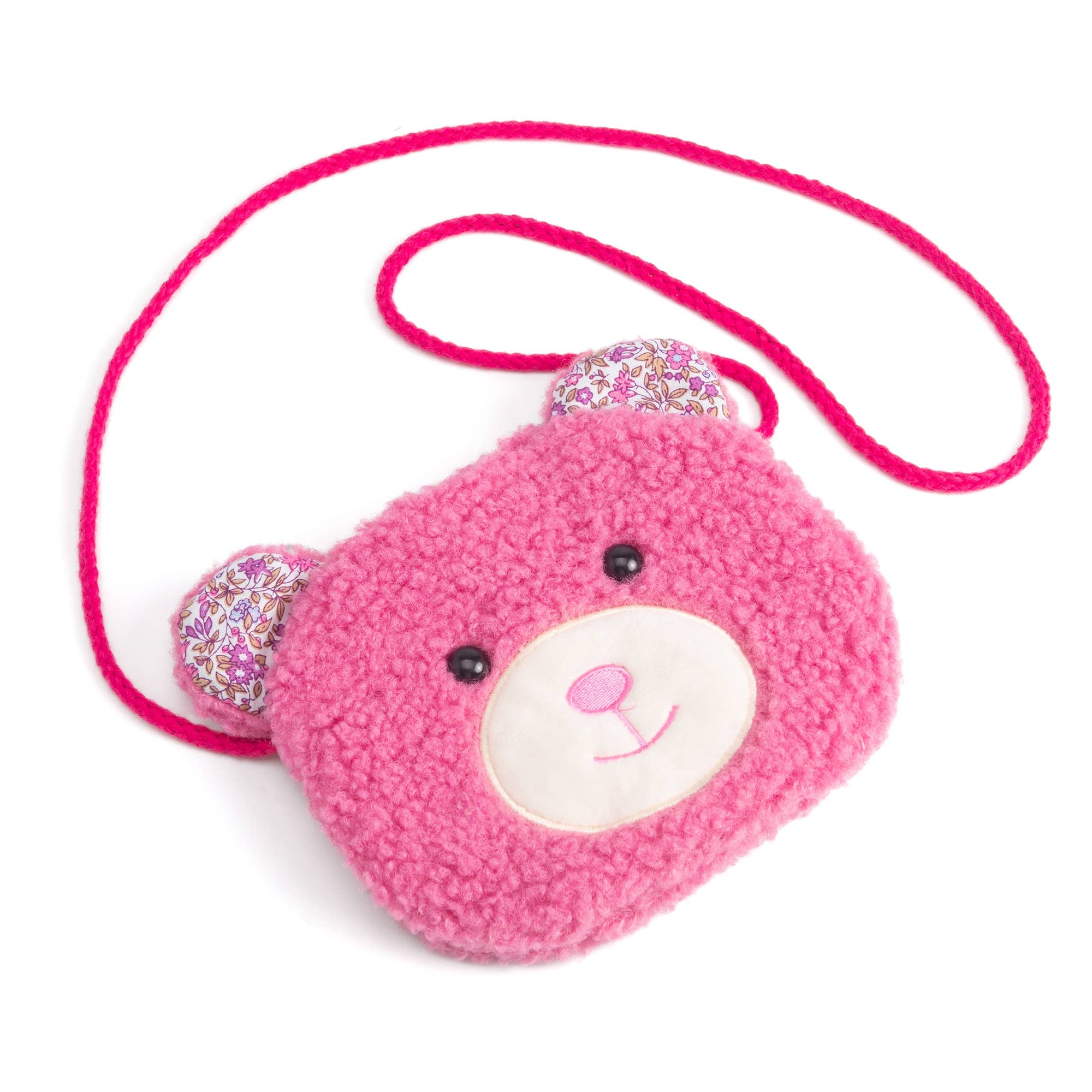 Cute Teddy Bear Purse for Girls from 3 to 10: Purple
