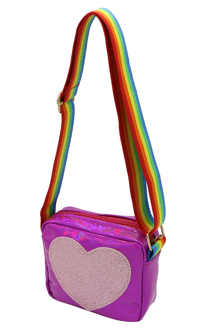 Heart Purse: Dark Pink
