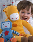 Riley the Robot Knit Doll: 14" Plush