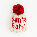 Santa Baby Hand Knit Beanie Baby Snow Hat
