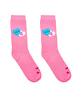 3D Packaged Crew Socks - V-Day Hearts - "Be Mine"