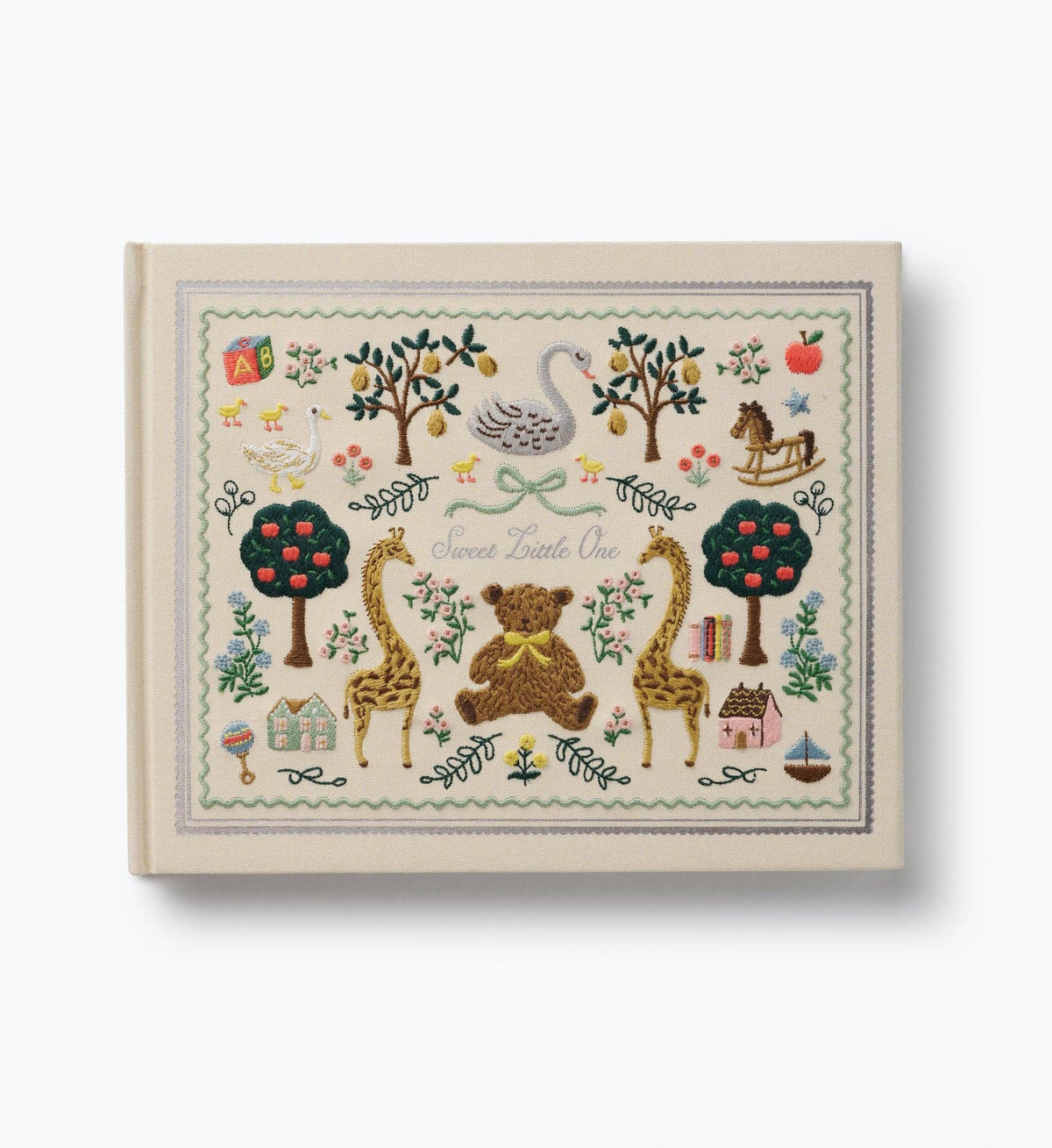 Storybook Embroidered Baby Book