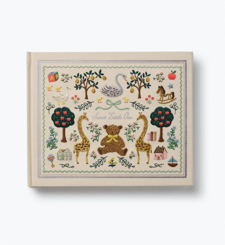 Storybook Embroidered Baby Book