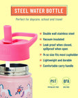 Magical Unicorns 14 oz Stainless Steel Water Bottle