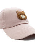 Teddy Bear Patch Baseball hat: Denim / Toddler (1Y-4Y)