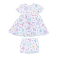 Angel Dear Beach Days - Twirly Dress with Cartwheel Short