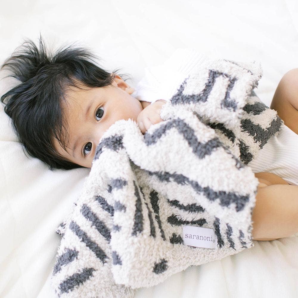 DOUBLE-LAYER BAMBONI® MINI BLANKETS: Elephant Double Layer
