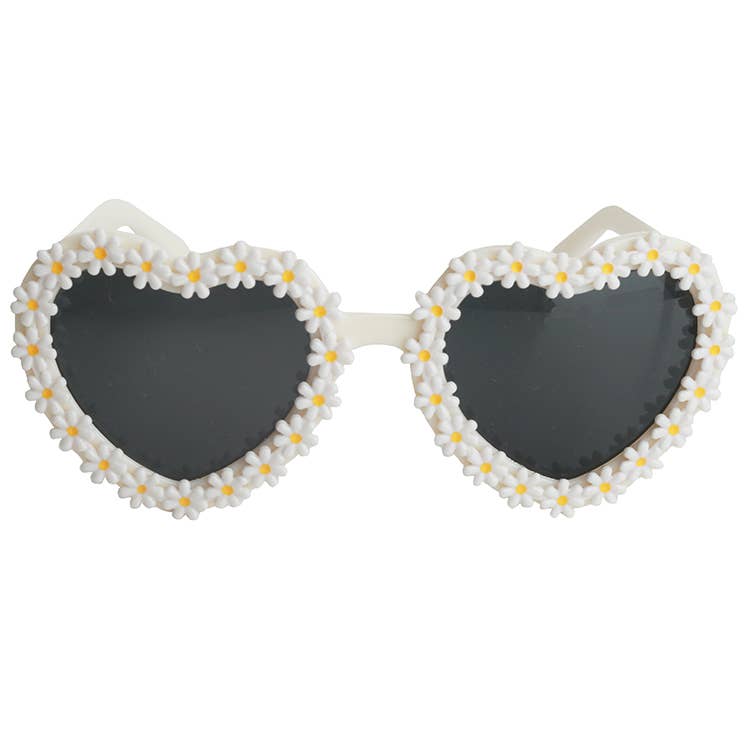 Daisy Love Sunglasses: White