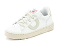 Cienta White/Beige Leather Sneaker