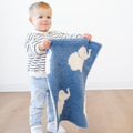 DOUBLE-LAYER BAMBONI® MINI BLANKETS: Elephant Double Layer