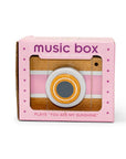 Vintage Camera Music Box - Pink