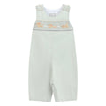 Sage Green Puppy Dog Smocked Longall