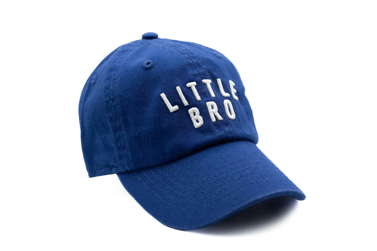 Little Bro Baseball Hat: Hunter Green / Baby