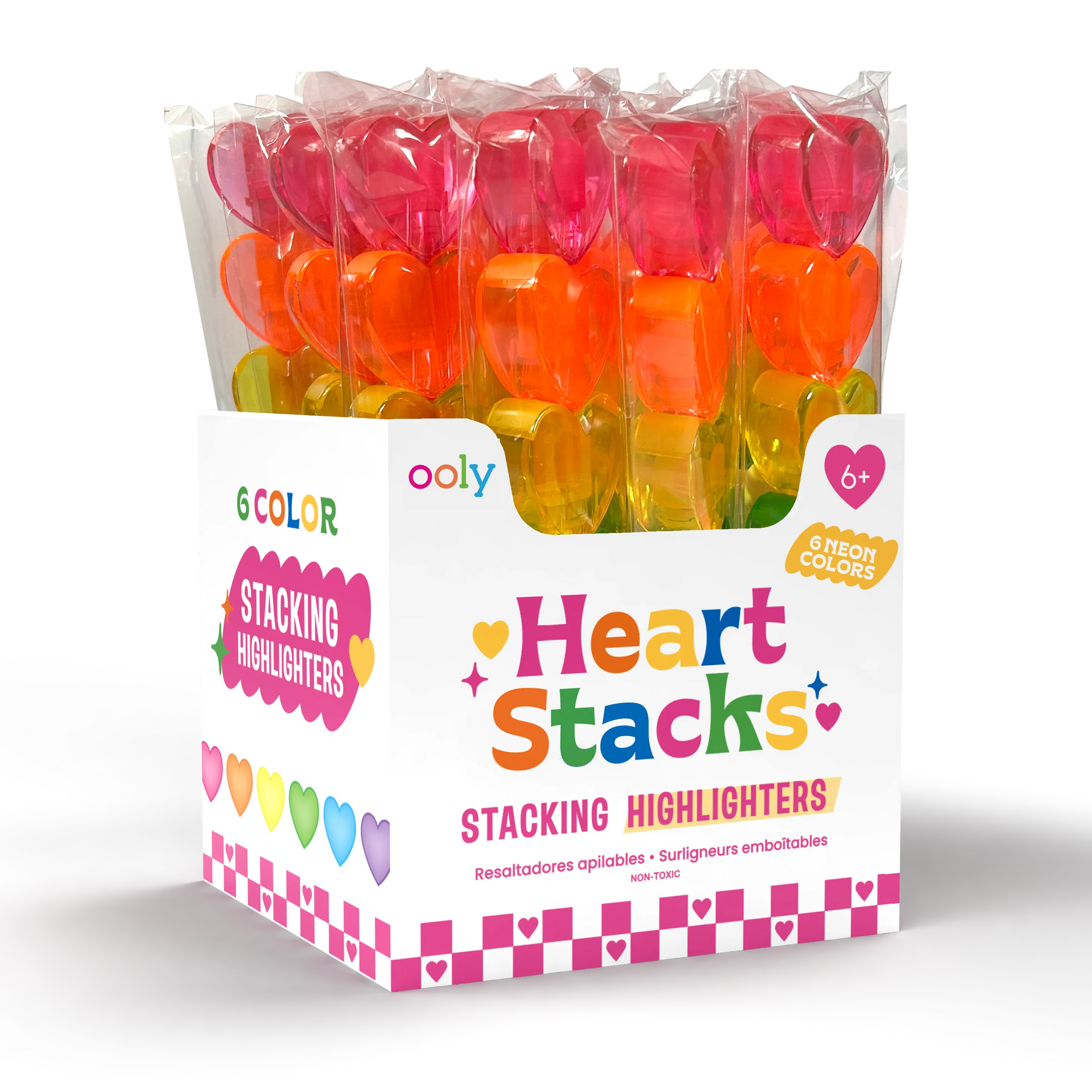 Heart Stacks: Stacking Highlighters