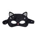 Velvet Black Cat Mask (3-10 Years)