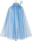 Marlya Mermaid Costume Cape Set (cape,tiara,wand,sz 3-4yrs)