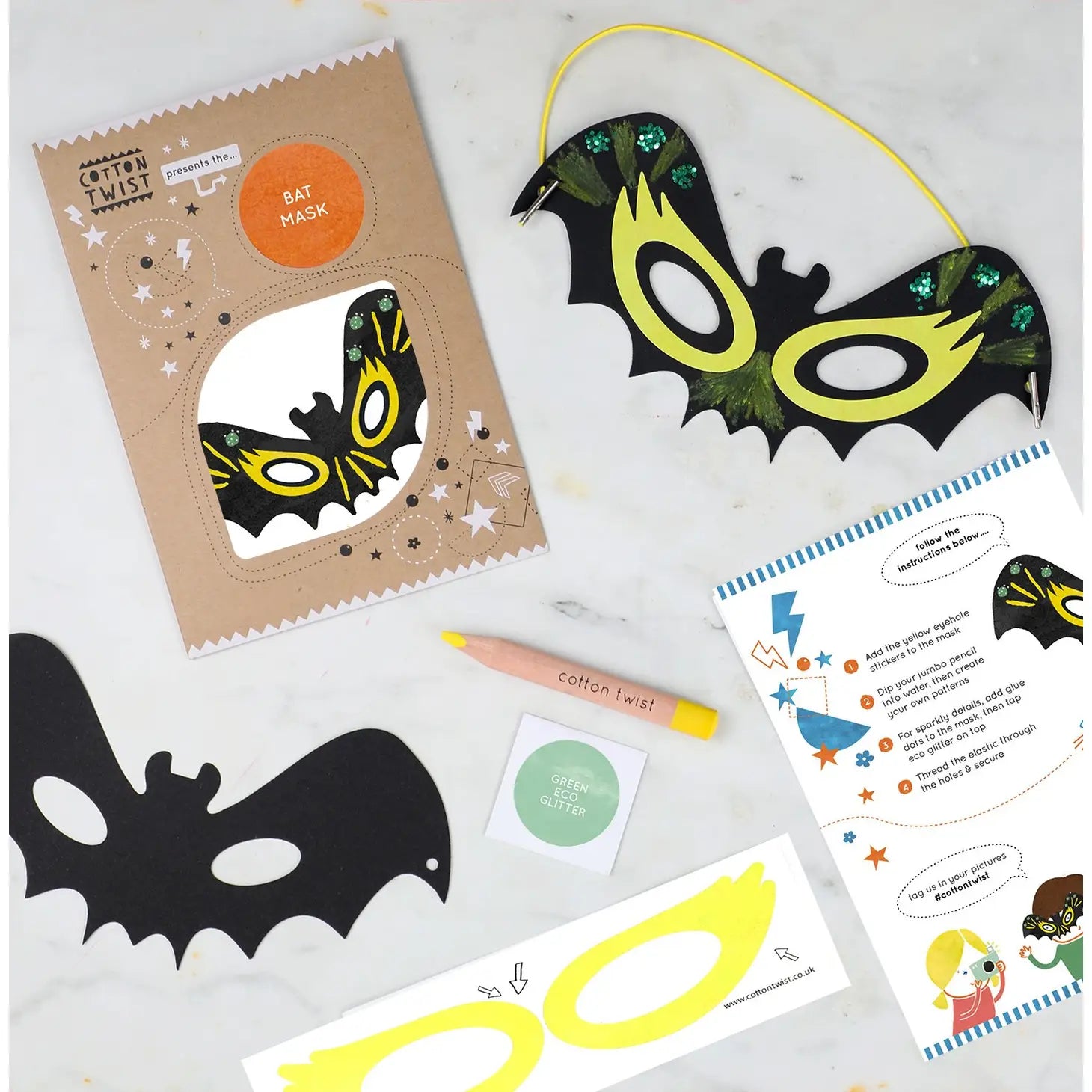 Cotton Twist Make Your Own Bat Mask |Mockingbird Baby &amp; Kids
