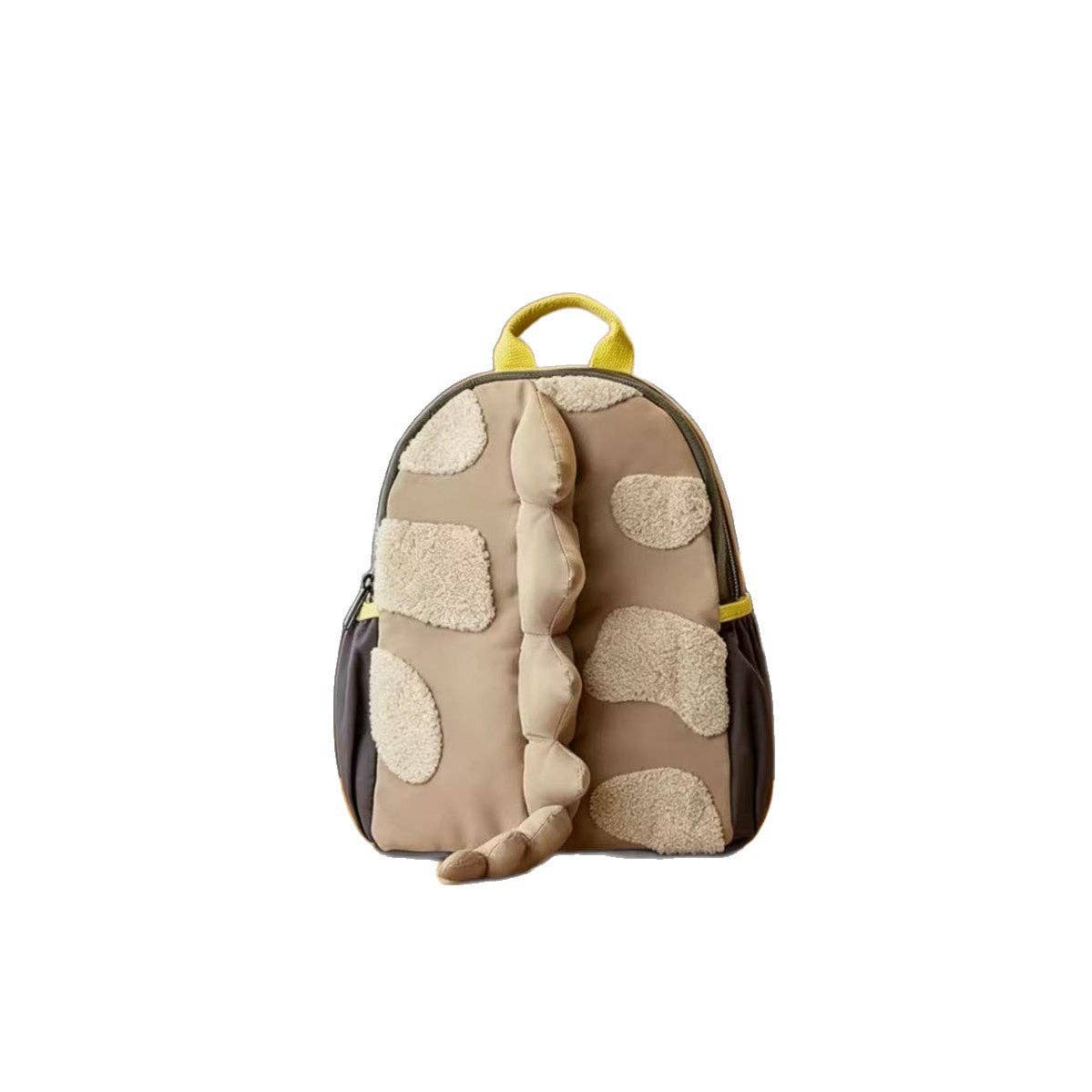 Cute Dinosaur Cartoon Kids Backpack Soft Durable Daypack: Army Green