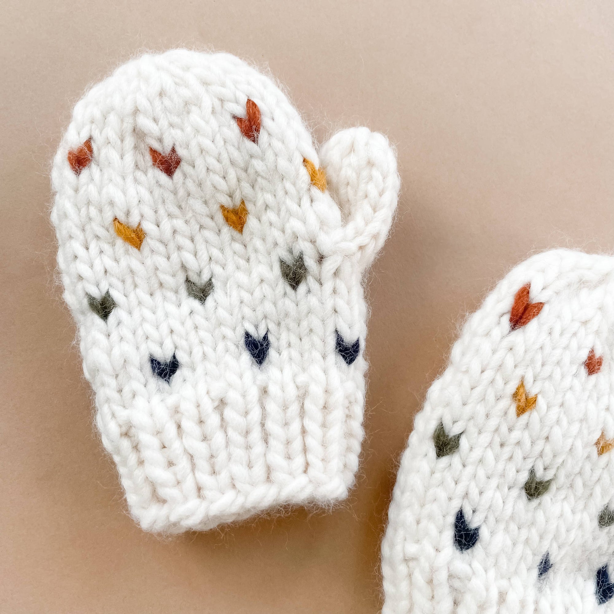 Sawyer Mittens, Retro Baby Kids Mittens