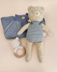Teether Bear Cotton Rattle Baby Newborn Gift Toy