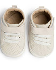Baby Hightop Leather Sneakers - Cream