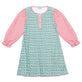 Joy Street Kids Girls Balsam Fur Block Print Christmas lounge dress