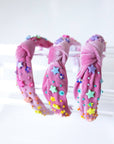 Beaded Headband - Happy Hues