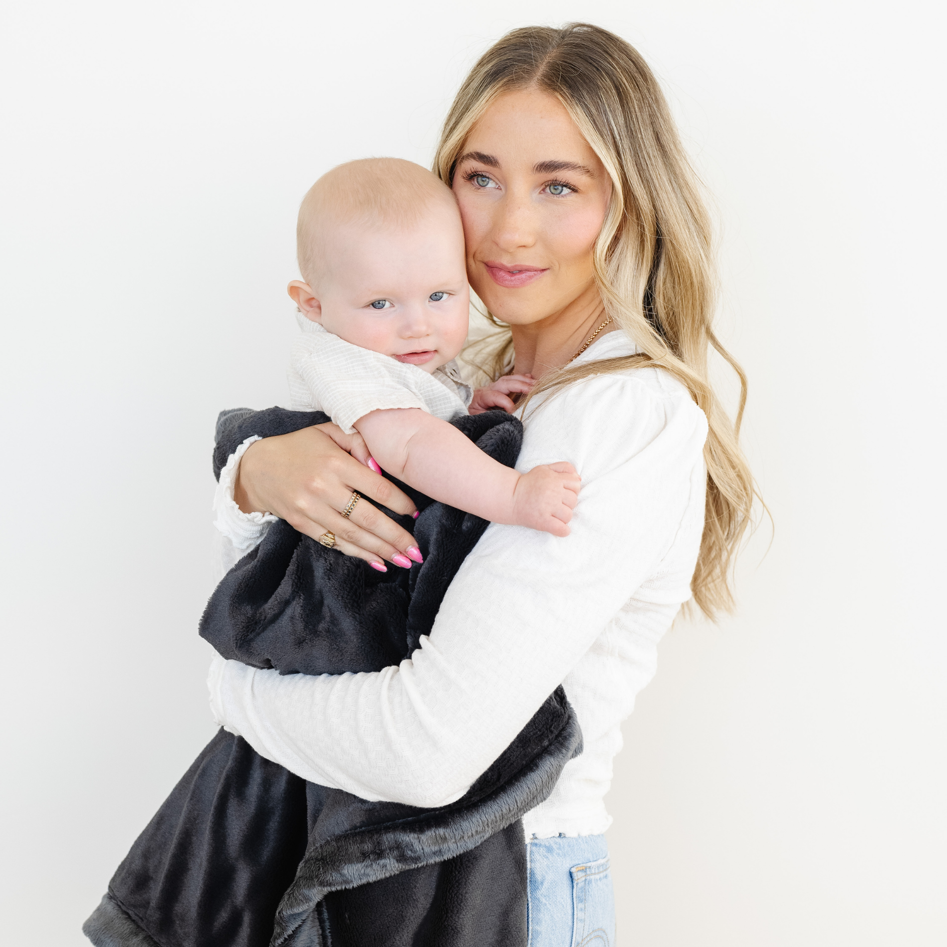 LUSH MINI BLANKETS: Chambray