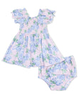 Angel Dear Hydrangeas - Smocked Twirly Dress and Bloomer