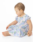 Angel Dear Hydrangeas - Smocked Twirly Dress and Bloomer