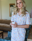 Nashville Women’s Button Front Short Pajama Set