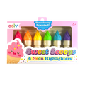Sweet Scoops: Neon Highlighters - Strawberry Scent (Set of 6)