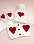 Heart Baby & Kids Knit Sweater Cardigan