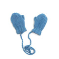 Hand Knit Moss-stitch Kids Mittens