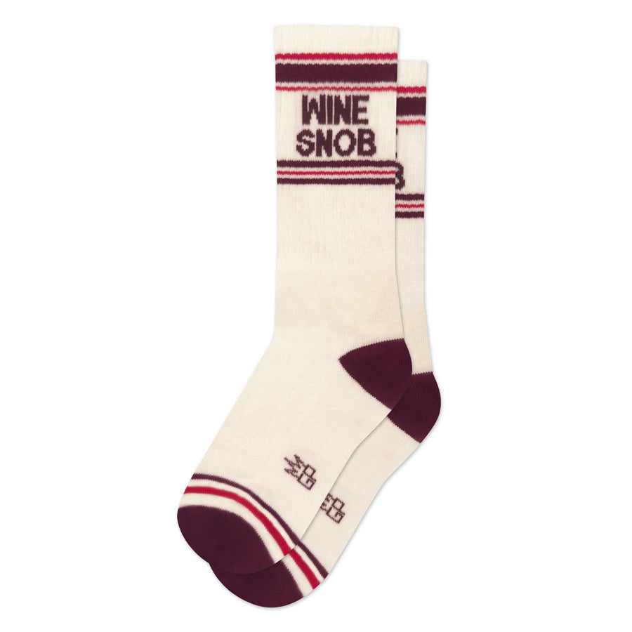 Wine Snob Gym Crew Socks