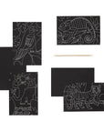 Mini Scratch & Scribble Art Kit: Jungle Fun