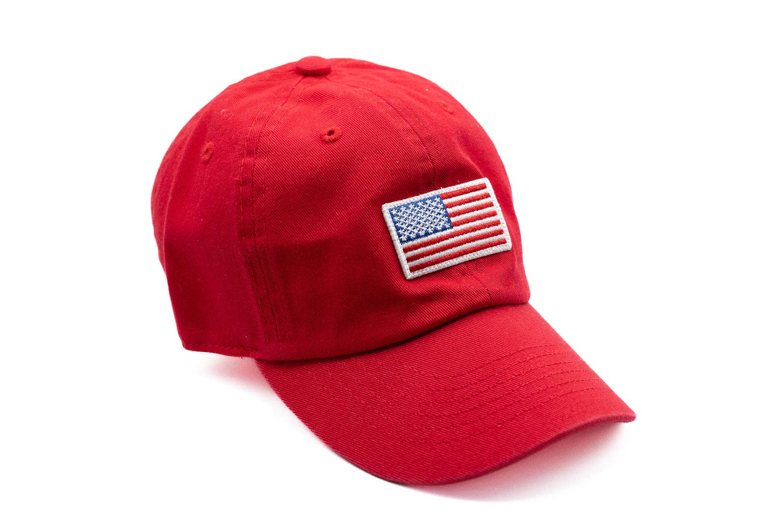 Flag Patch Baseball hat: Denim / Toddler (1Y-4Y)