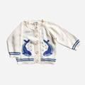 Cotton Whale Cardigan Nautical Baby Newborn Kid Spring Gift: Blue