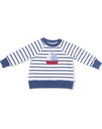 Angel Dear Bubbly Sailboat French Terry - Raglan Sweatshirt