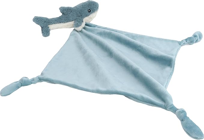 Mon Ami Seaborn Shark Knotted Security Blanket