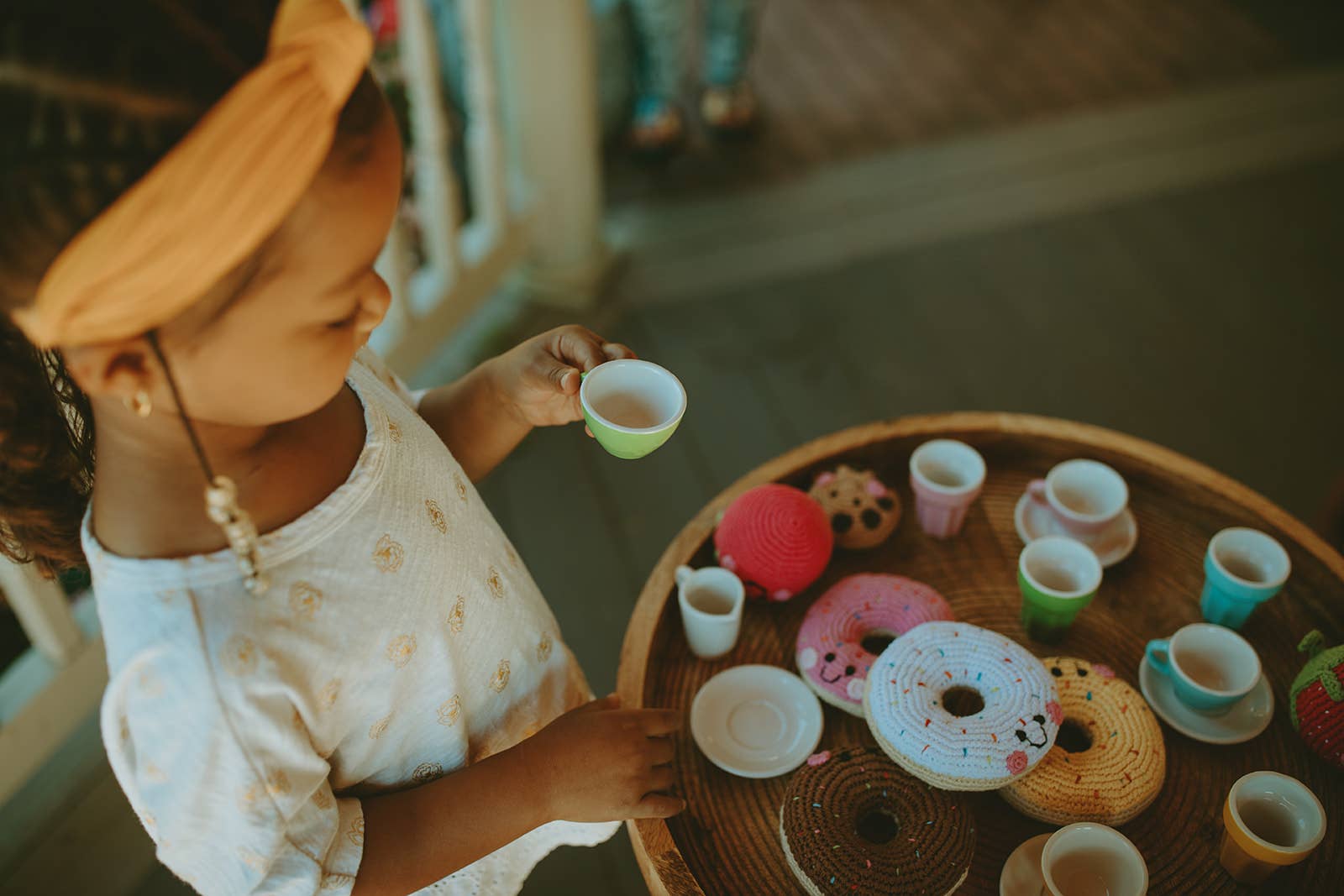 Chocolate Donut Pretend Play Food Rattle