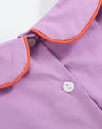 Purple Halloween Scene Girls Dress