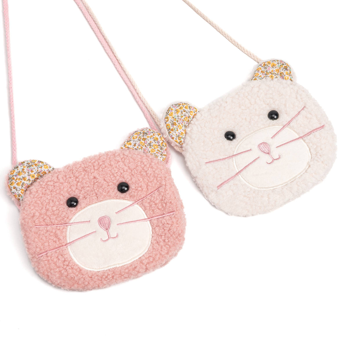 Mouse Face Crossbody Purse — For Toddlers &amp; Little Girls: Pink