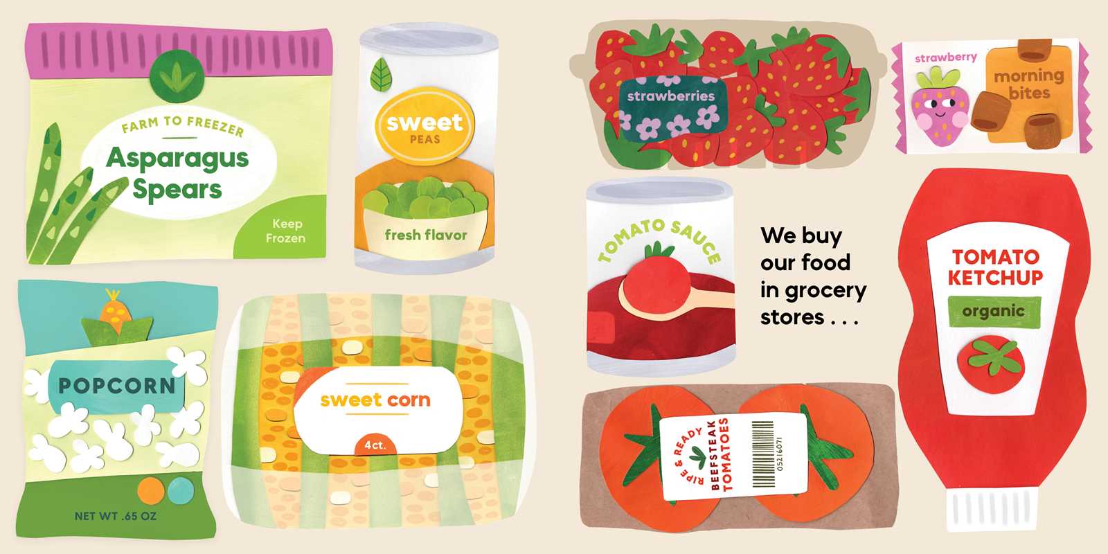 Our Food Grows by Sarah M. White: Hardcover; 32 pages / English