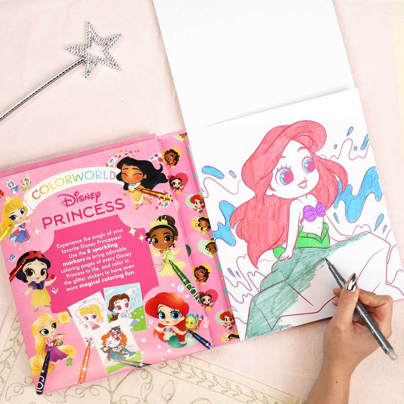 Colorworld: Disney Princess by Editors of Studio Fun International: Kit - Paperback; 64 pages / English