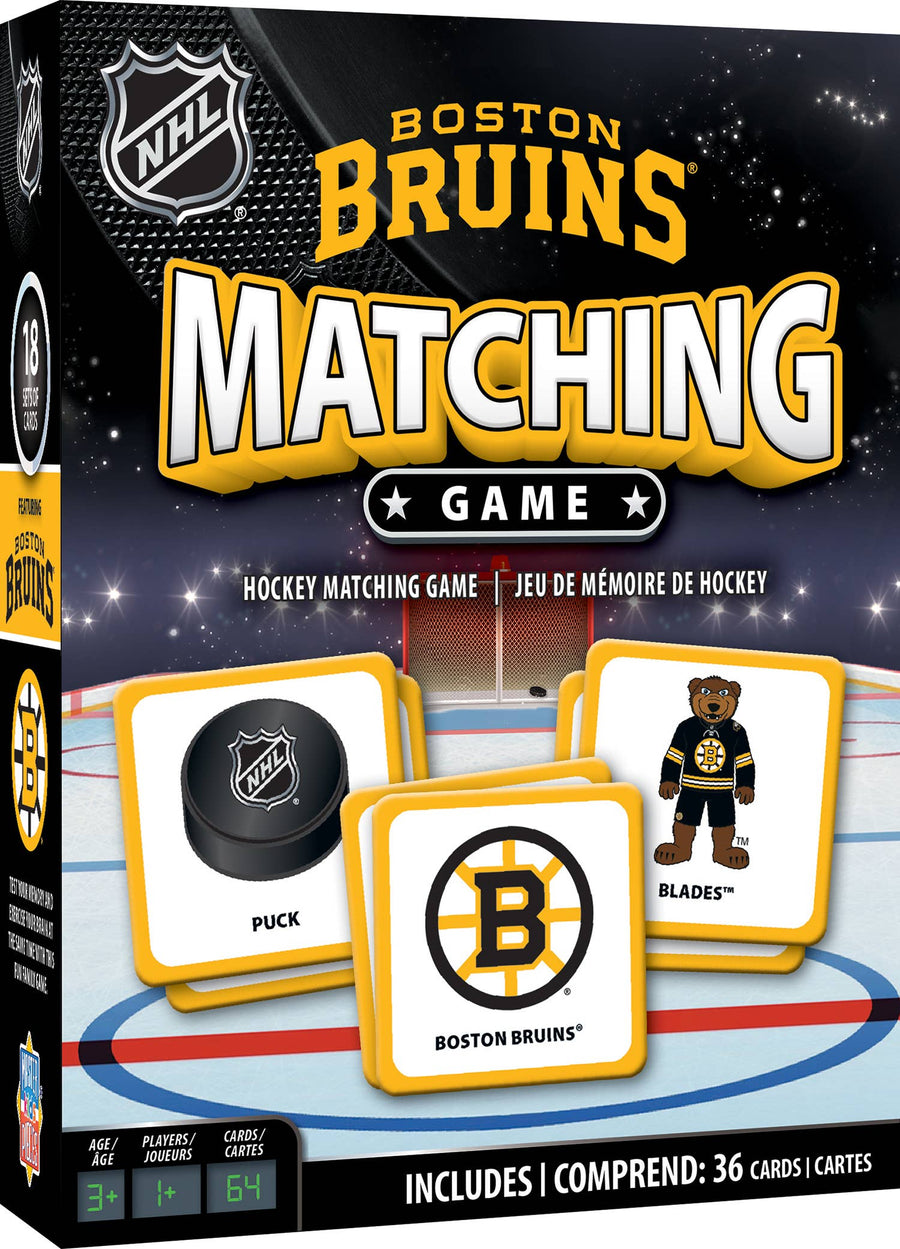 Boston Bruins Matching Game