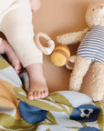 Teether Bee Cotton Crochet Rattle Spring Summer Baby Toy: In Stock